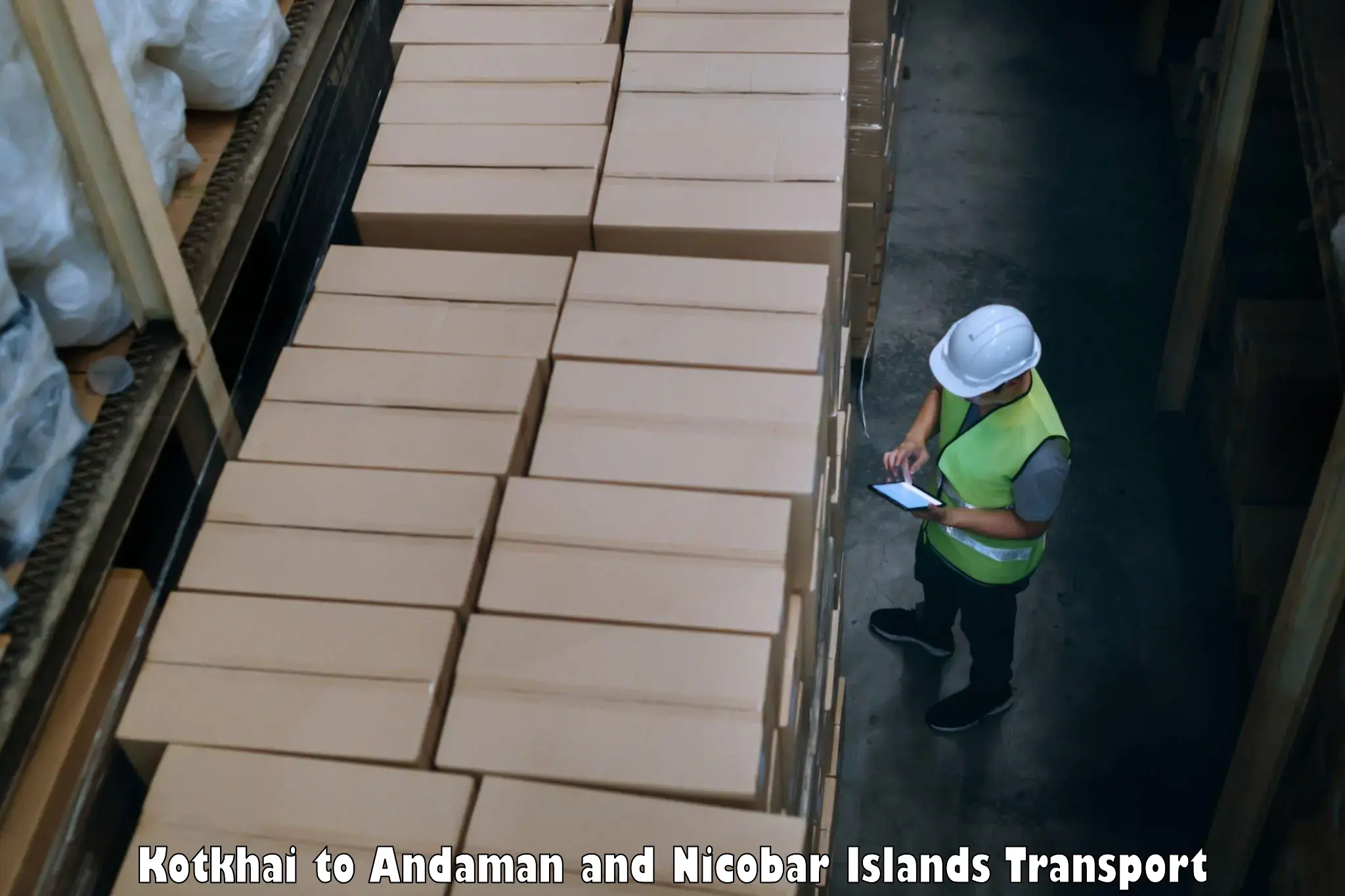 Logistics transportation services Kotkhai to Port Blair