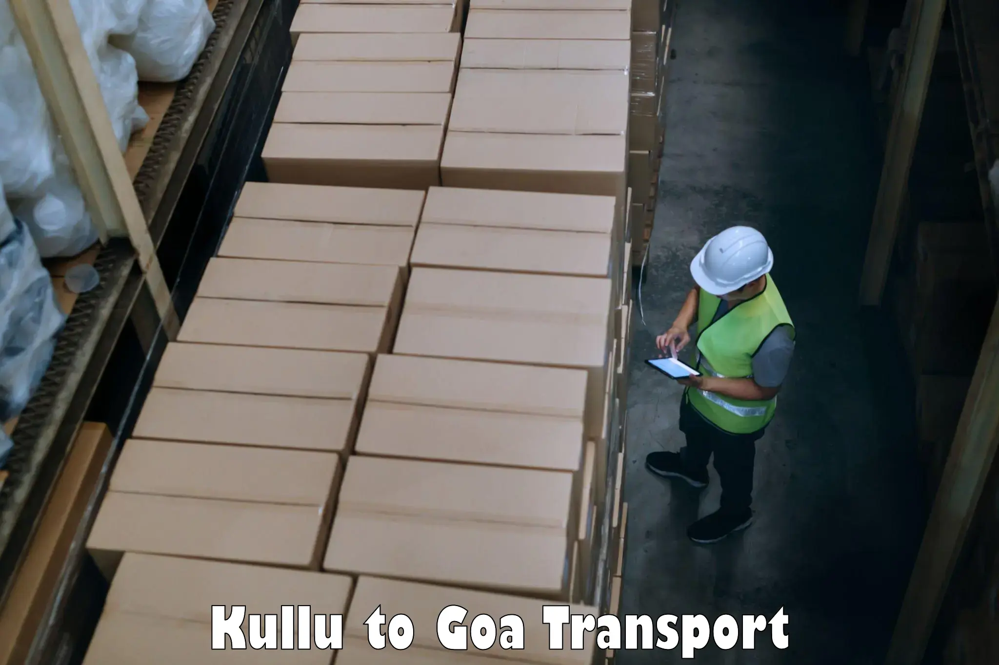 Package delivery services Kullu to Sanvordem