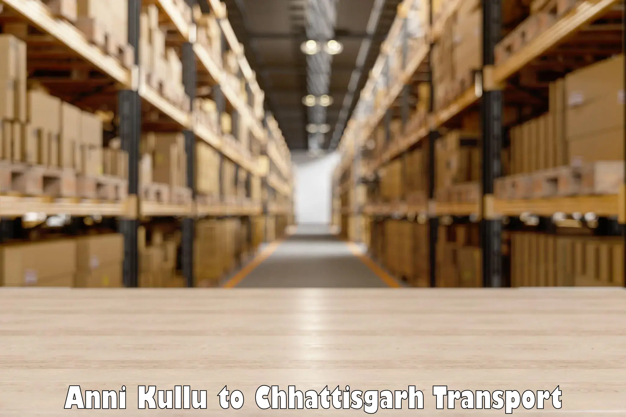 Road transport online services Anni Kullu to Sarangarh
