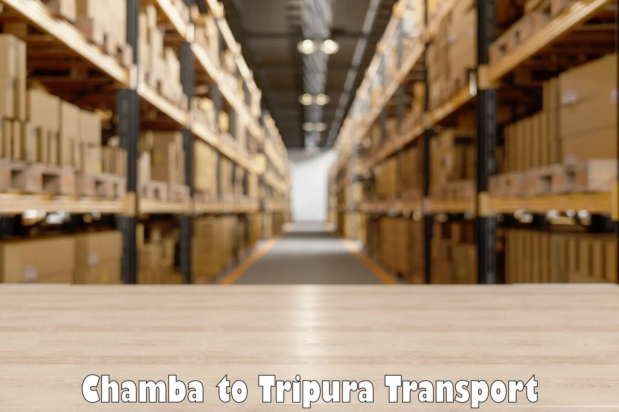 Delivery service Chamba to Tripura