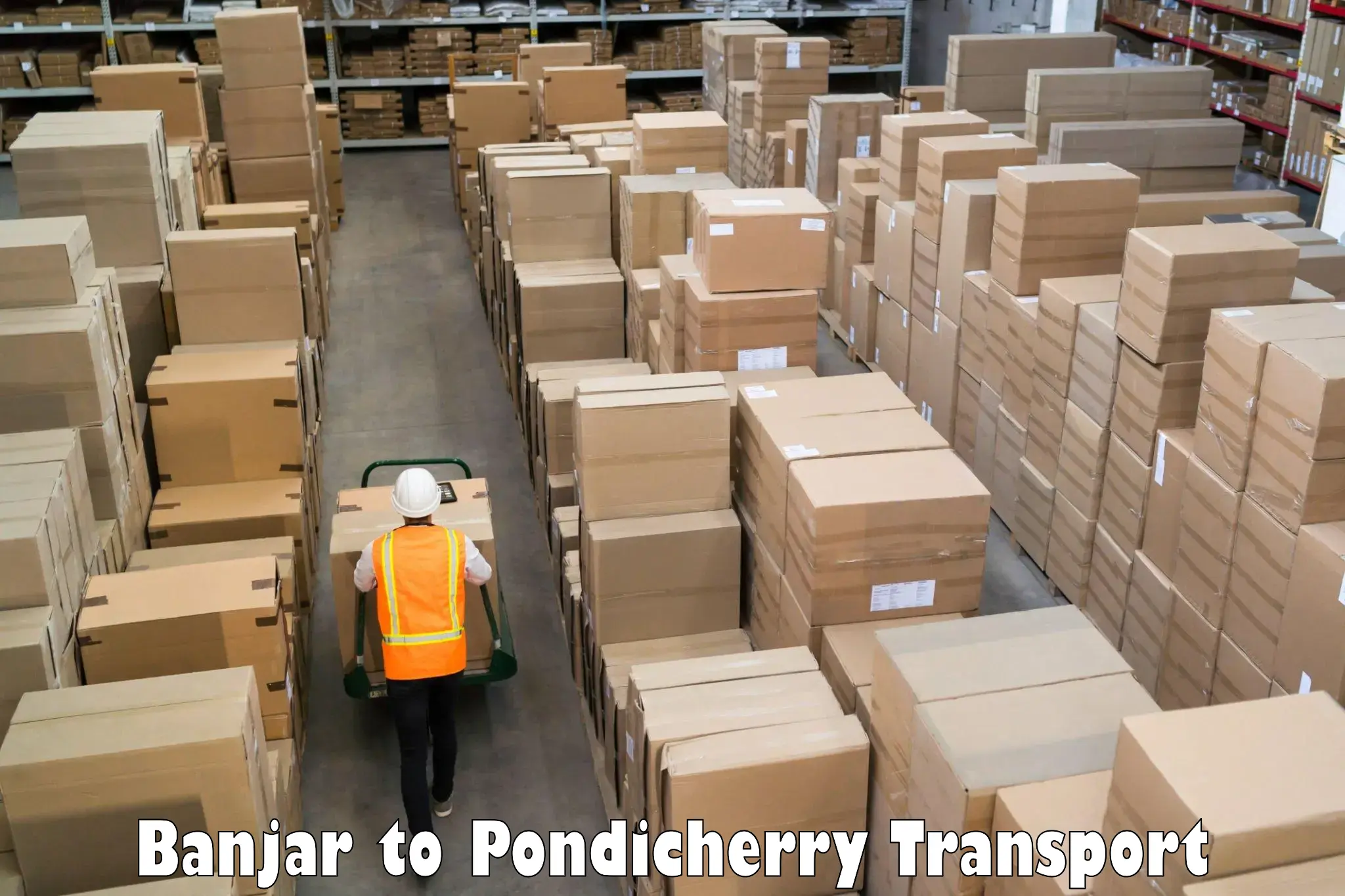 Land transport services Banjar to Pondicherry University