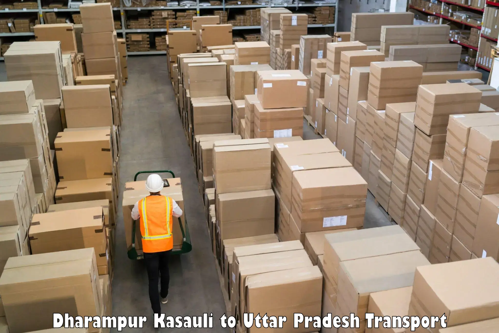Lorry transport service Dharampur Kasauli to Hathras