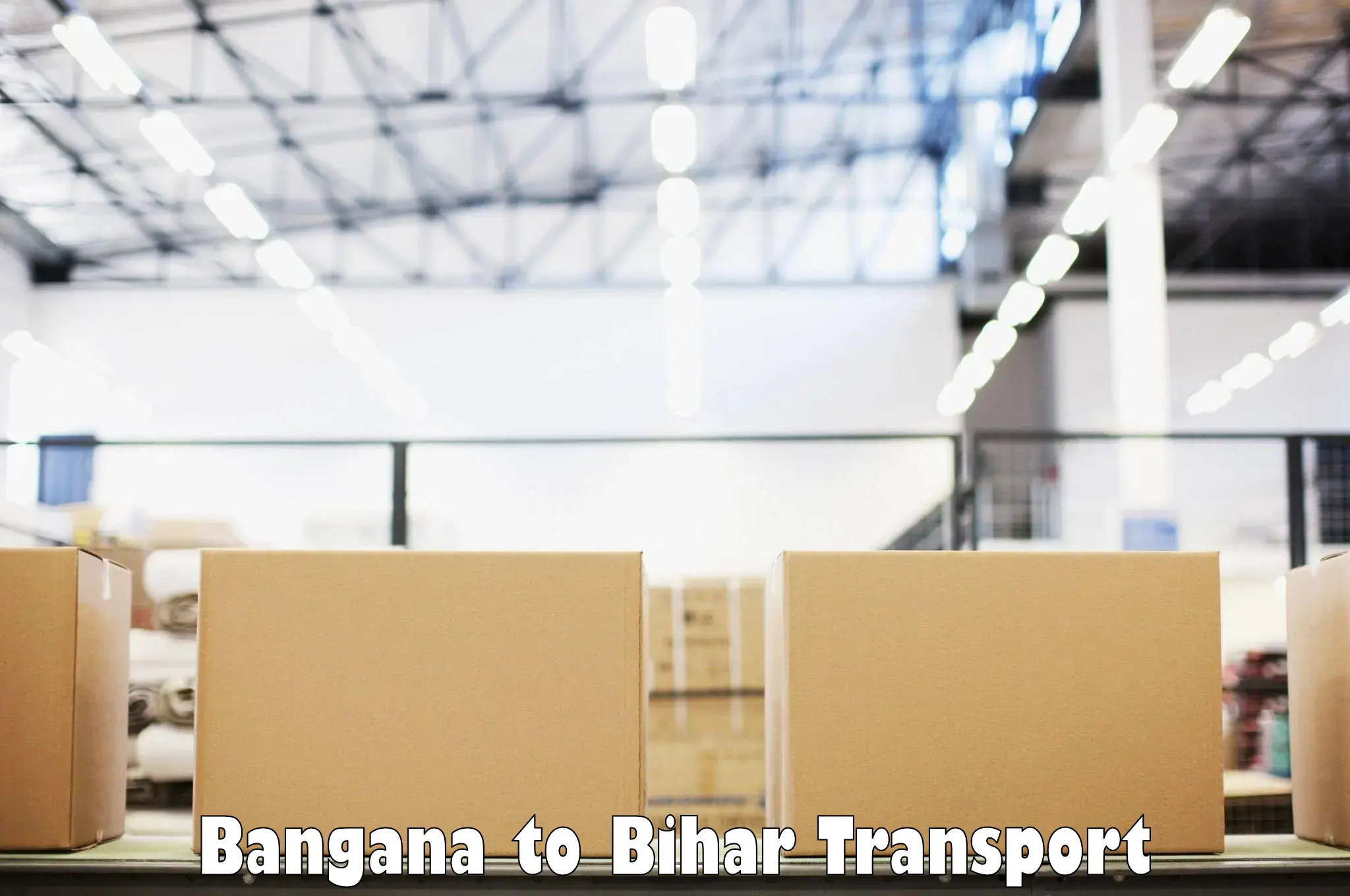 Air freight transport services Bangana to Maharajganj Vaishali