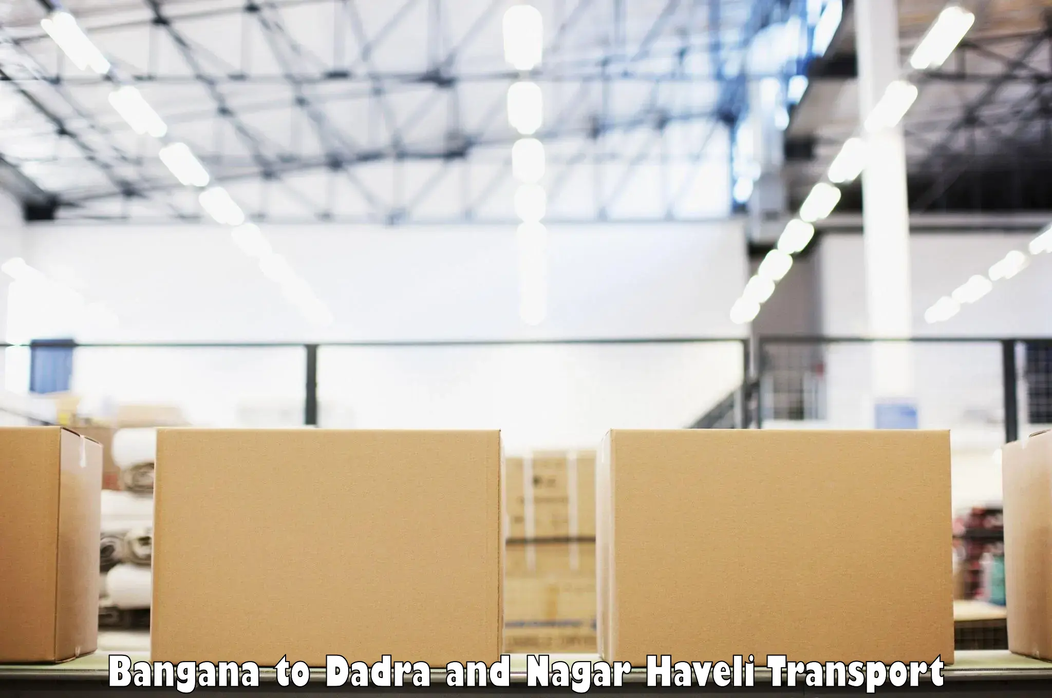 Material transport services Bangana to Silvassa