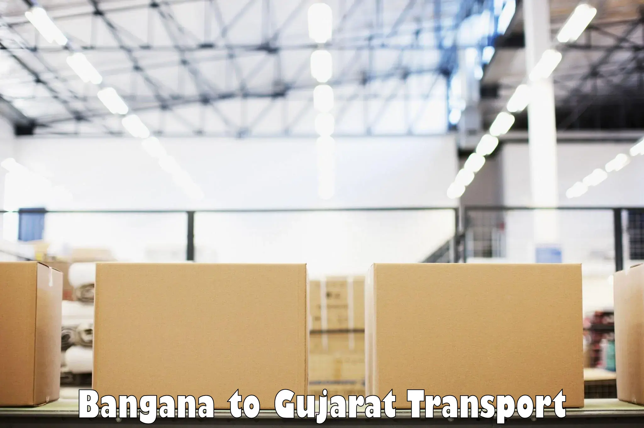 Daily parcel service transport Bangana to Jambusar