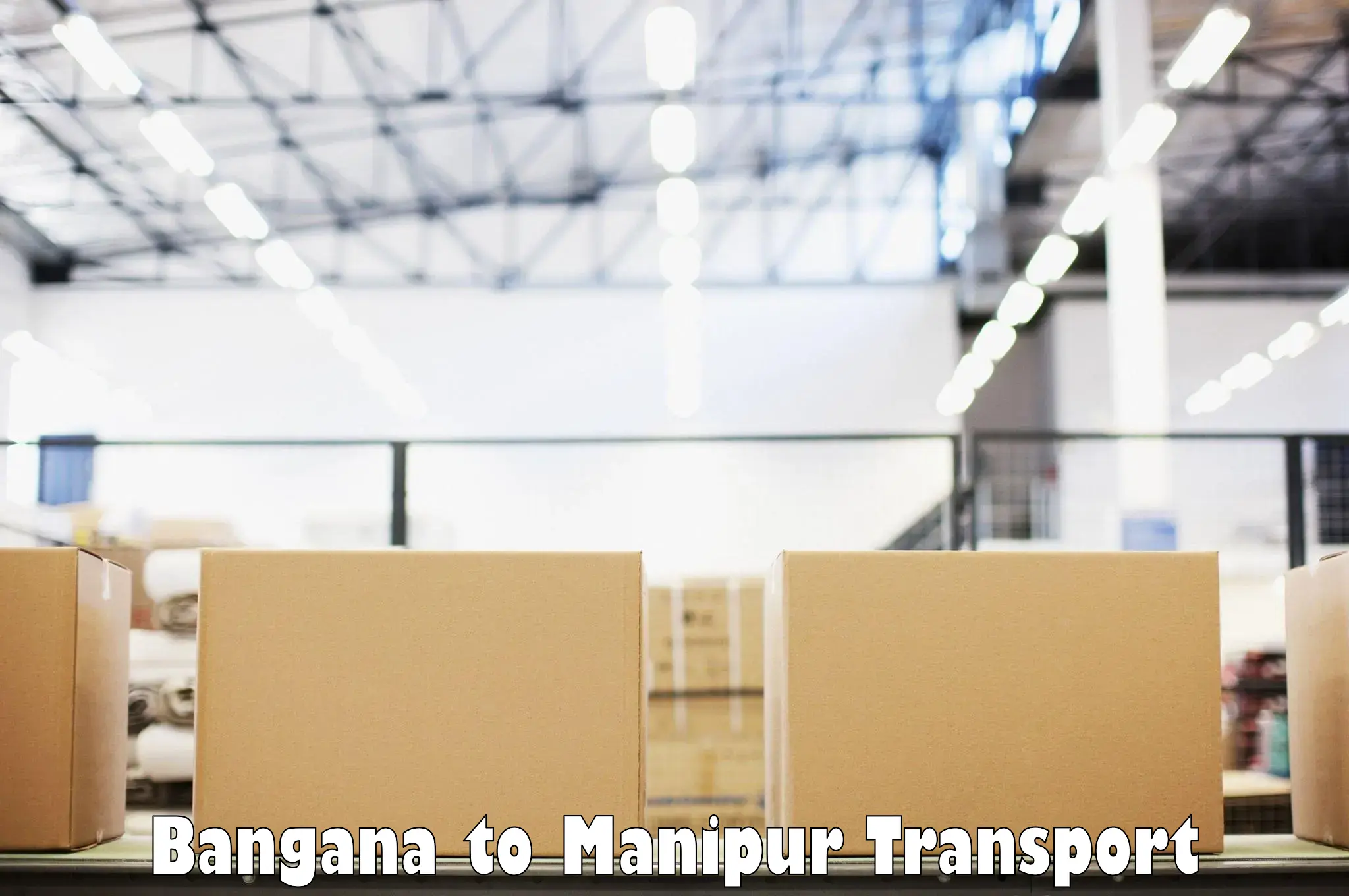 Online transport service Bangana to Chandel