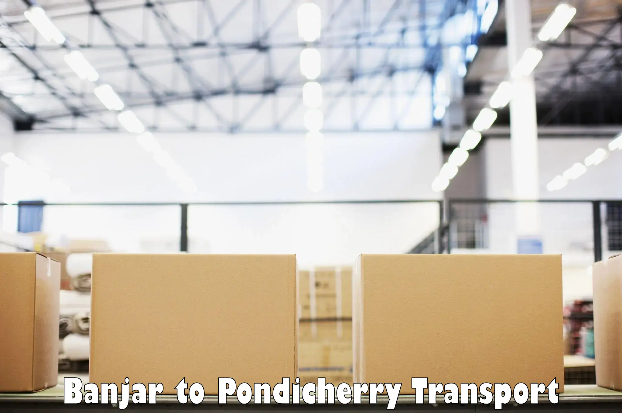 Package delivery services Banjar to Pondicherry