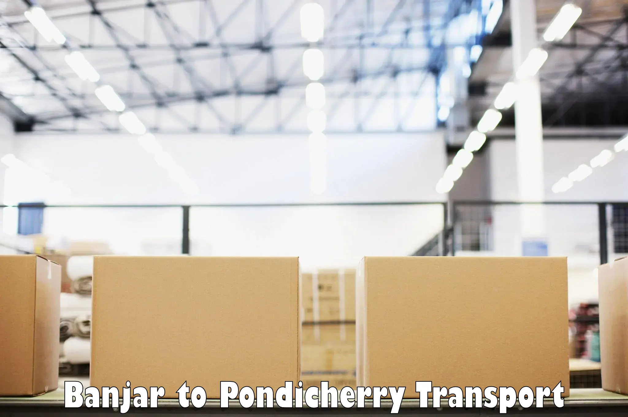 Inland transportation services Banjar to Pondicherry University