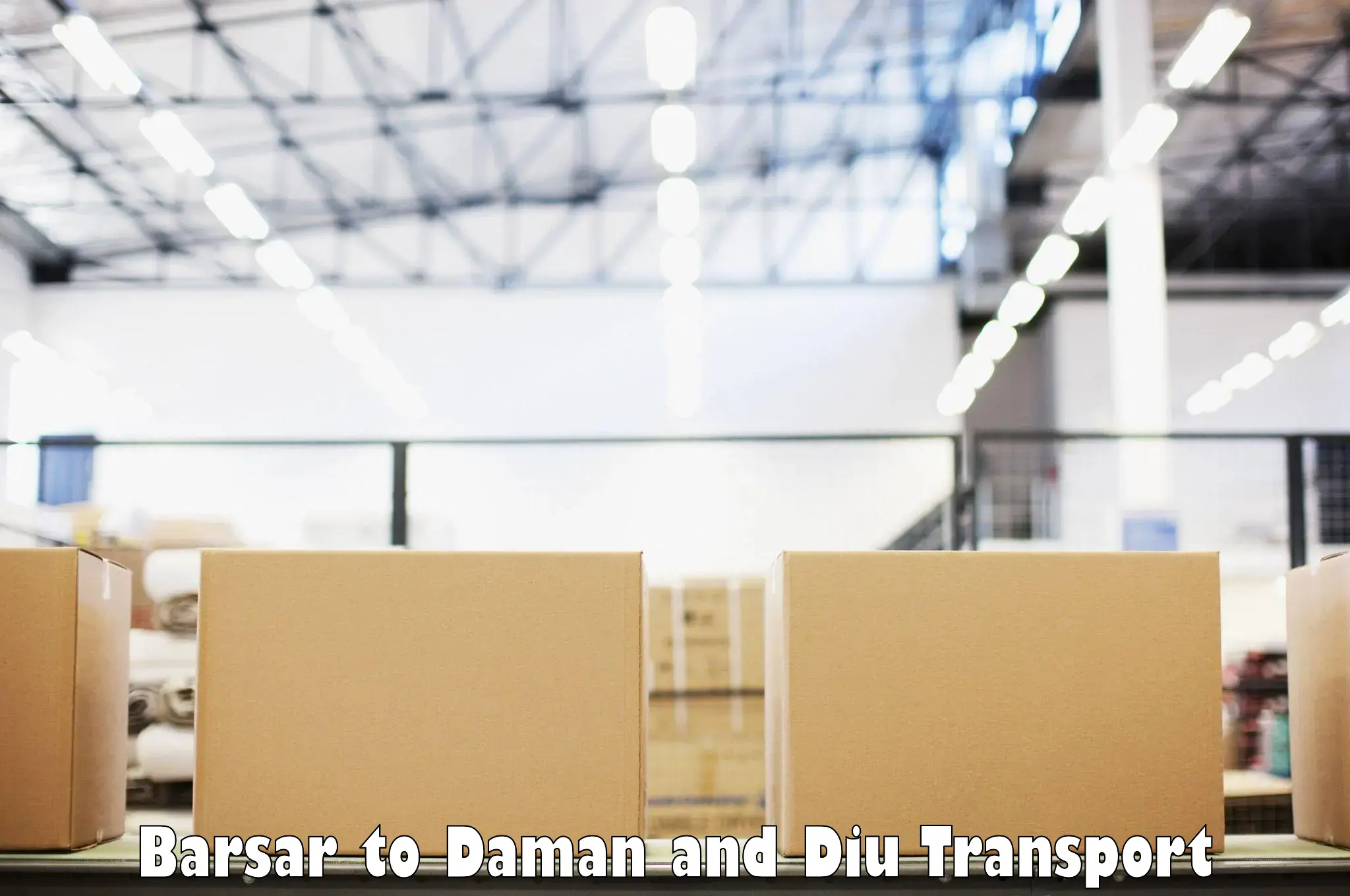 Truck transport companies in India in Barsar to Daman