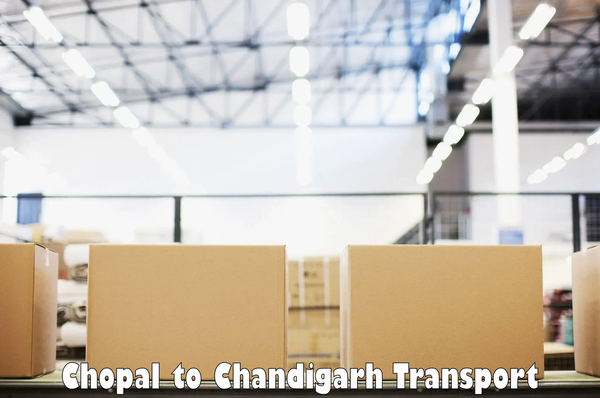 Bike transport service Chopal to Panjab University Chandigarh