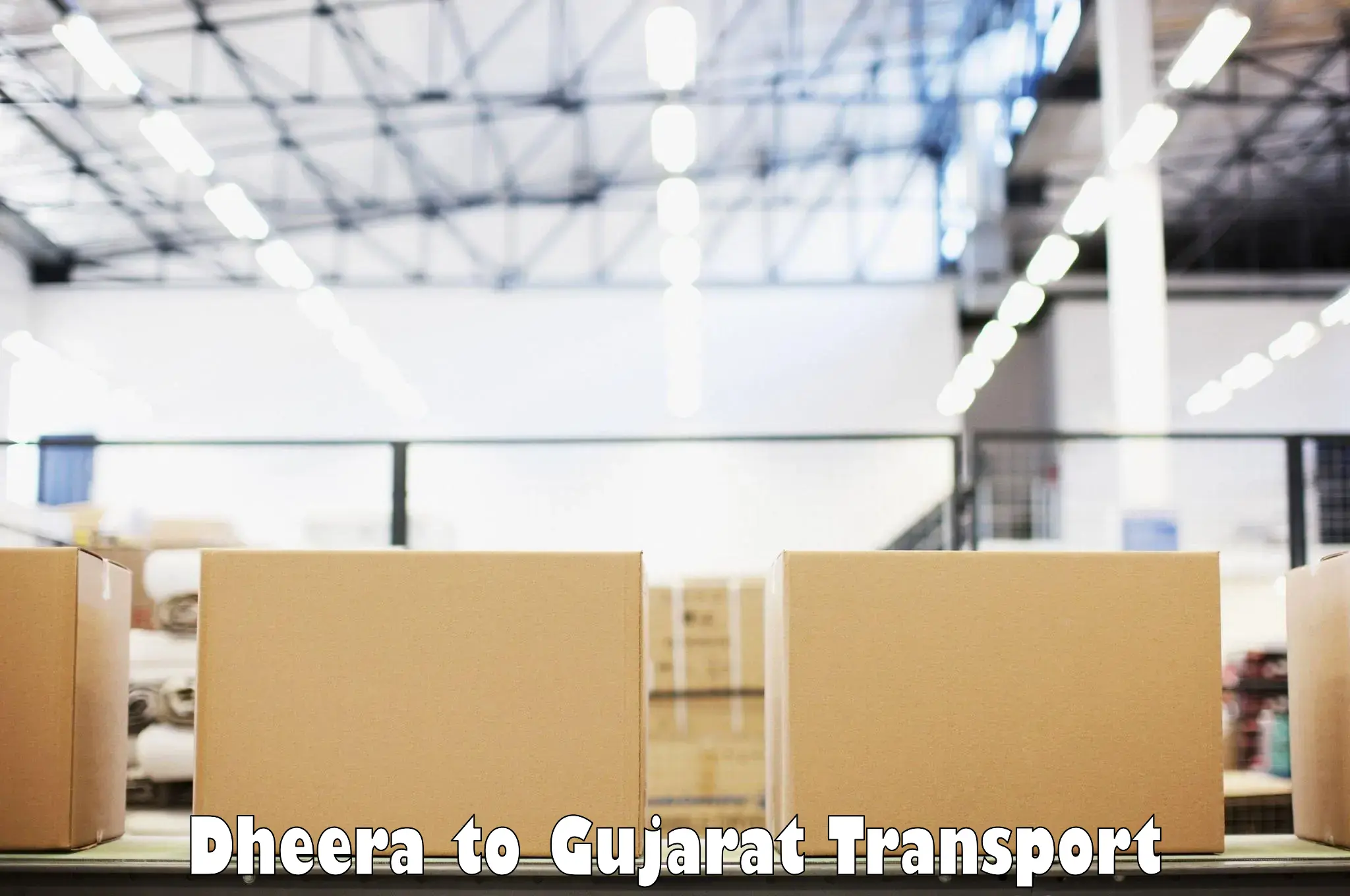 Vehicle transport services Dheera to Harij