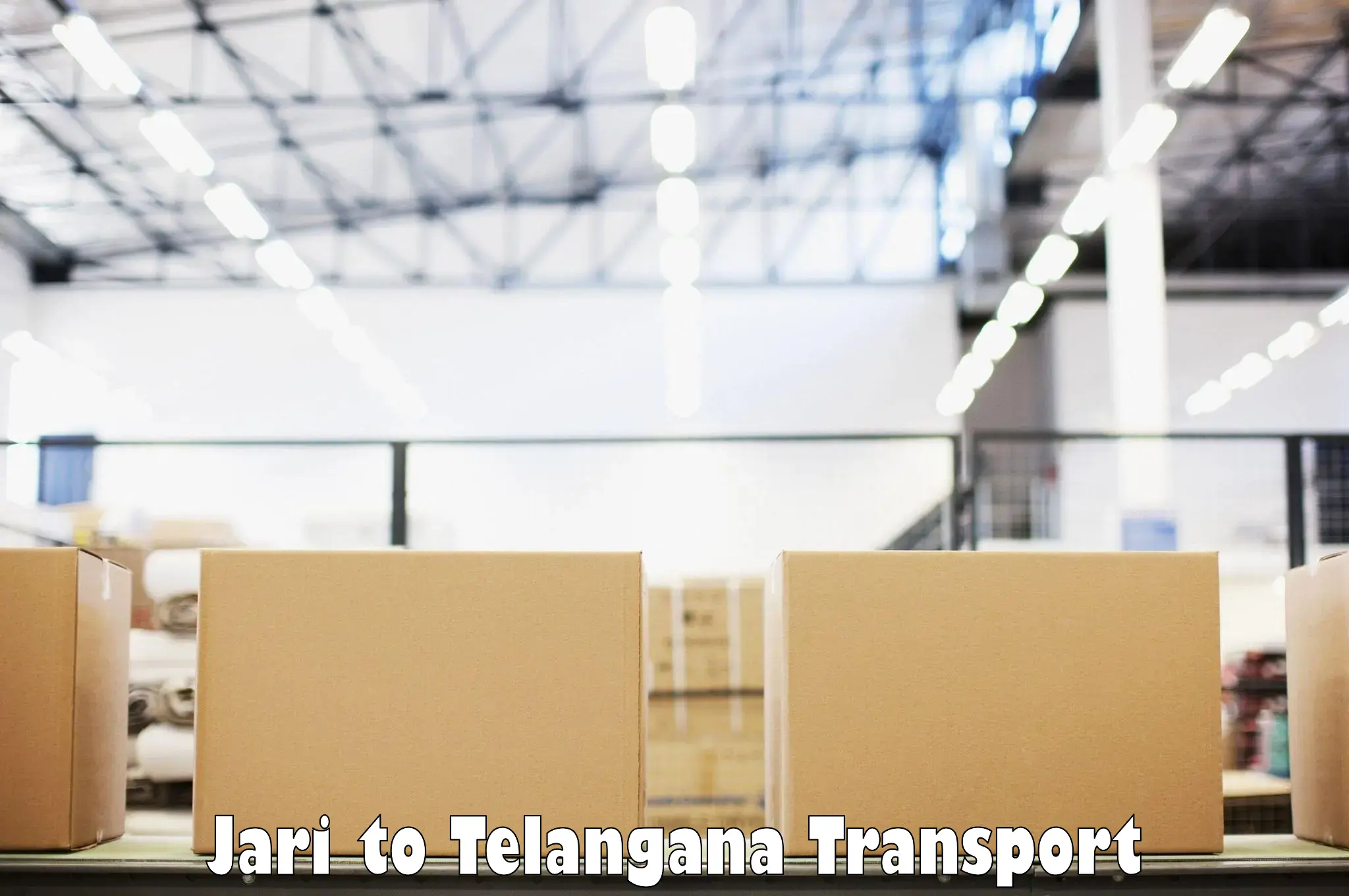 Container transportation services Jari to Jogulamba Gadwal