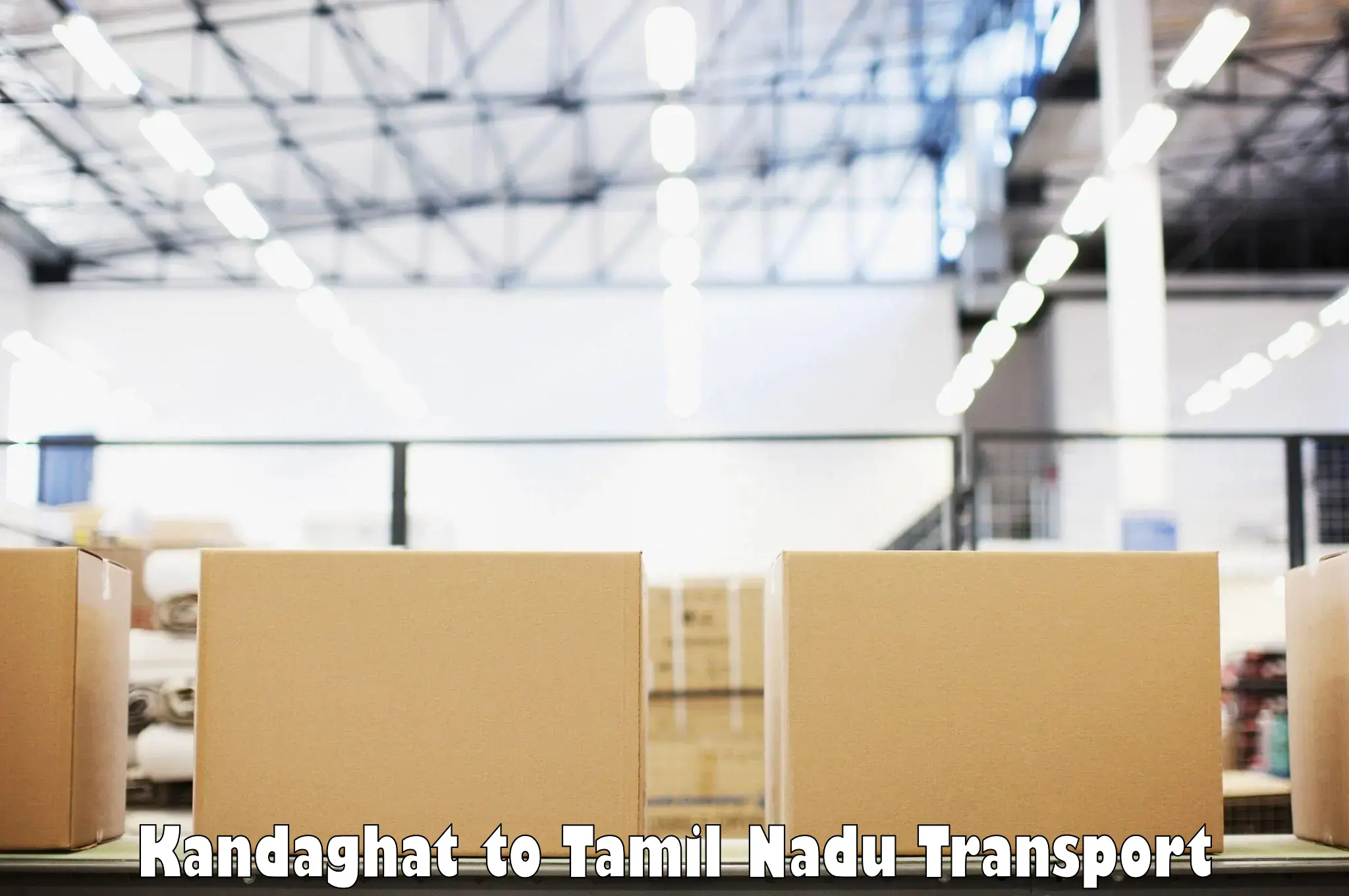 Interstate goods transport Kandaghat to Vandavasi