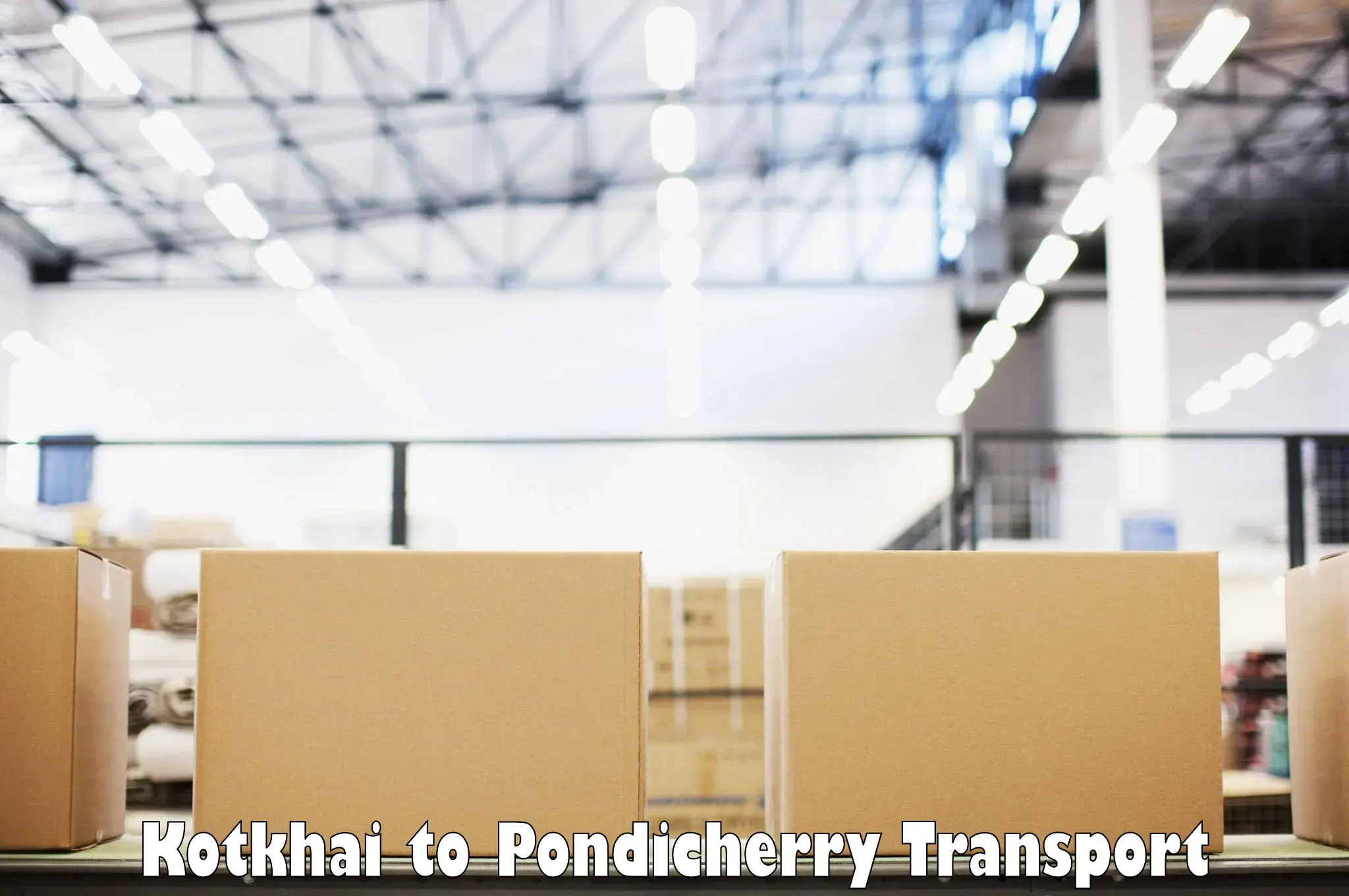 Parcel transport services Kotkhai to Sri Balaji Vidyapeeth Mahatma Gandhi Medical College Campus Puducherry