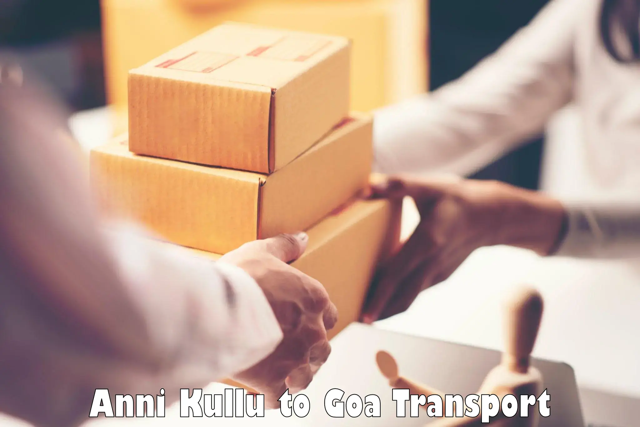 Online transport service Anni Kullu to Ponda