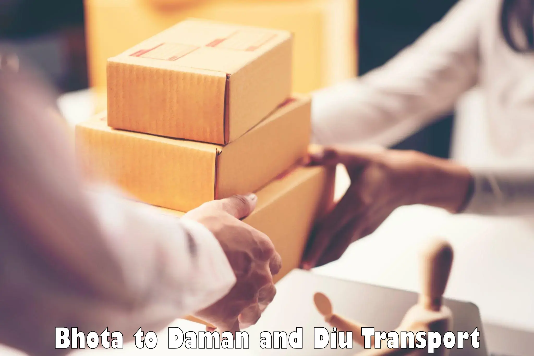 Commercial transport service Bhota to Diu